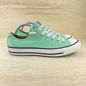Converse Womens Chuck Taylor All Star Low Top Sneakers Shoes Mint Green Size 10